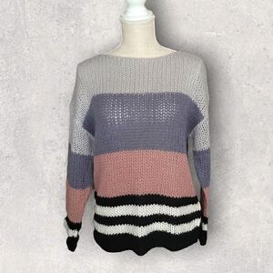Lucky Brand | Women’s Bold Stripe Wool Blend Pullover Sweater Size Small S